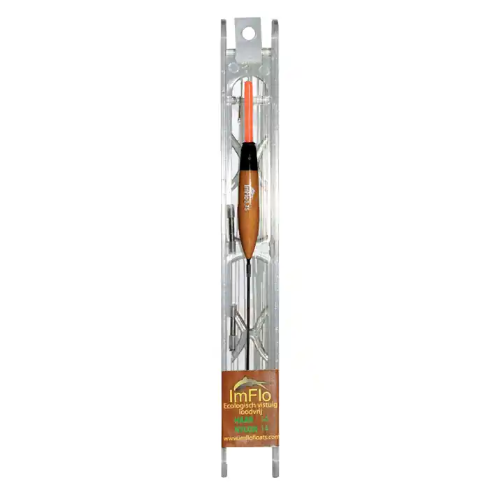 ImFlo Ecologisch Loodvrij Vistuig 521 - Haakmaat 14/ Lijndikte 0.14mm (0.75g) Flitsaanbieding