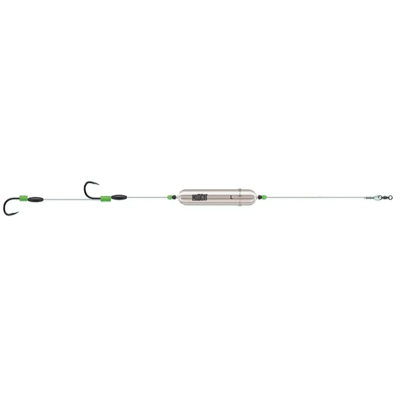 Shop Nu Madcat Adjusta Profi River Rig Noseclip Meerval Onderlijn 6/0+6/0 180cm (100lb)