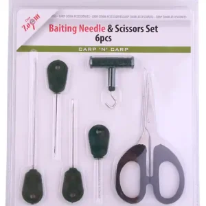 Gecertificeerd Carp Zoom Baiting Needle & Scissors Set