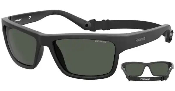 Polaroid PLD 7031/S Sport Floating Black Frame/Grey Glasses Rechtstreeks Van De Fabrikant