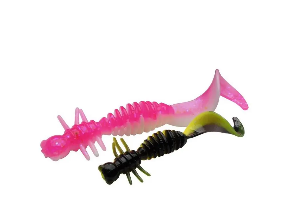 Berkley Powerbait Power Curly 55mm (10 Stuks) Black/Sunshine Yellow Seizoensaanbieding