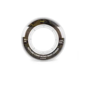 Avid Carp Outline Camo Mono Snag Leader 100m 0.60mm (25kg/55lb) Weekendaanbieding