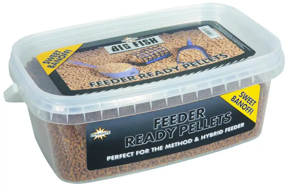 Dynamite Baits Big Fish Feeder Ready Pellets Sweet Banoffi 2mm 1.2kg Bestseller
