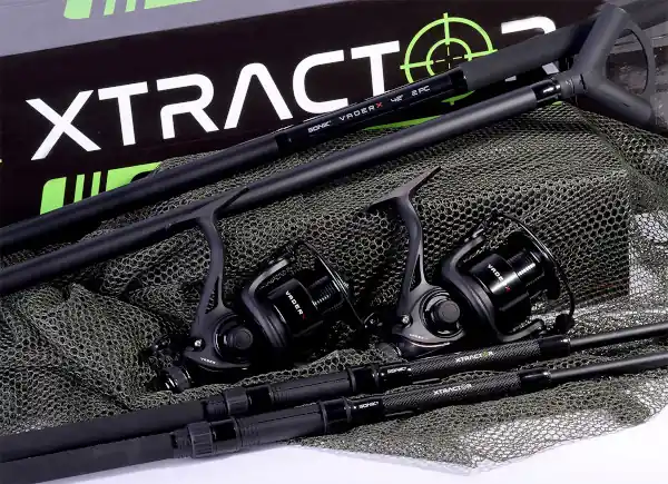 Sonik Xtractor 2 Rod Carp Kit Carp Kit 9ft 2.75lbs Premium