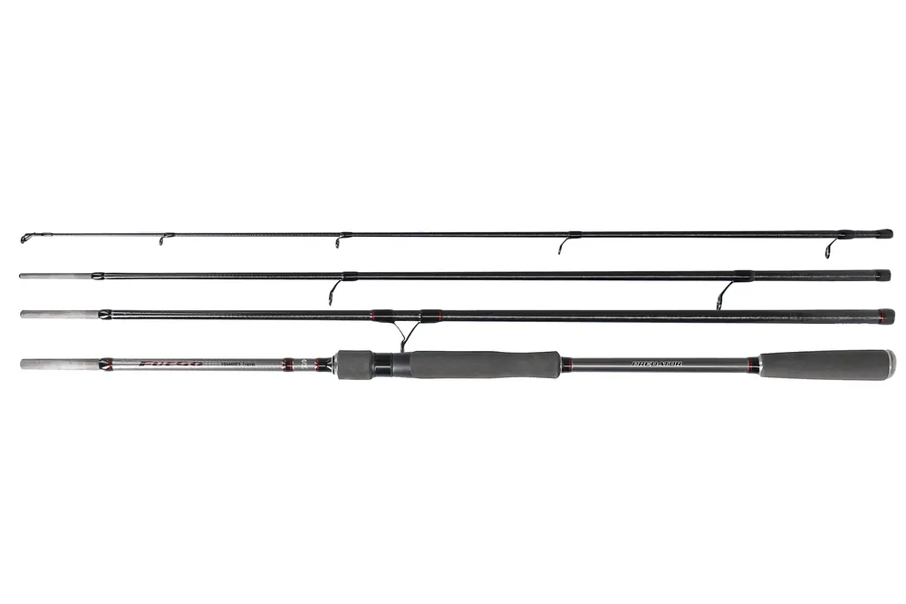 Daiwa Fuego Predator Travel Reishengel Spinhengel (4-Delig) 2.40m (15-50g) Snelle Levering