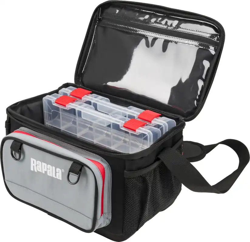Seizoensaanbieding Rapala Countdown Tackle Bag Lite Schoudertas (Incl. 2 Tackleboxen)
