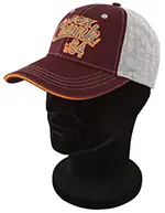 Fabrieksprijs Fox Chunk Grey Burgundy Orange Baseball Cap