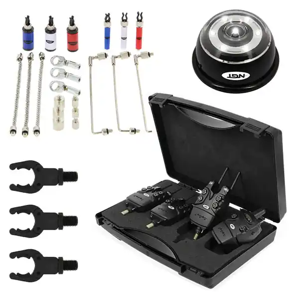 Actieprijs NGT Dynamic Set met 3 Beetmelders, Receiver, Swingers, Hangers en accessoires!