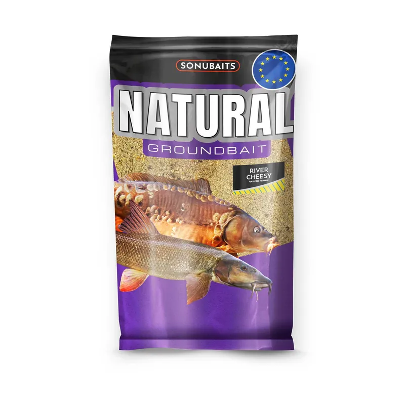 Alleen Vandaag Sonubaits Natural River Cheesy Groundbait (1kg)