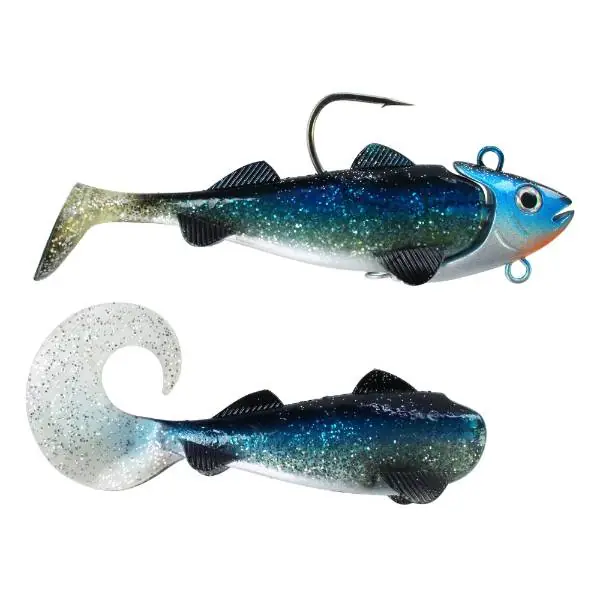 Uitverkoop Team Deep Sea Gummifisch | Hightide Sea Shad | Holographic Hering | 300g