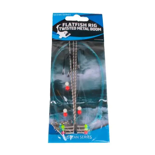Eurocatch Fishing Flatfish Rig Twisted Metal Boom 3-Hooks | Maat 4 Nu Kopen