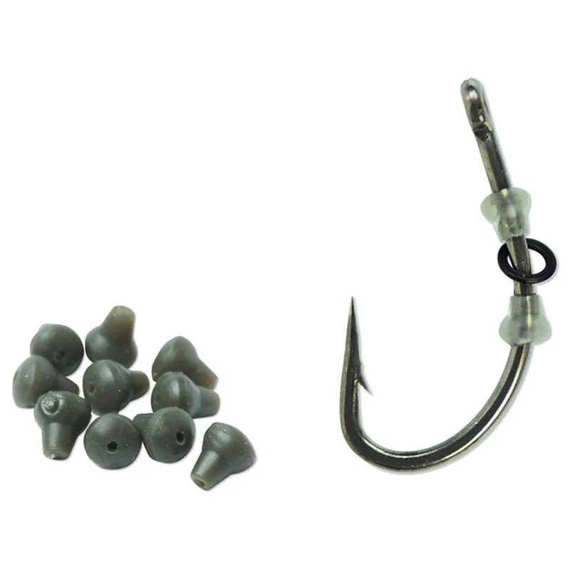 Faith Rig Ring Stops | Green | 10 Stuks Merkproduct