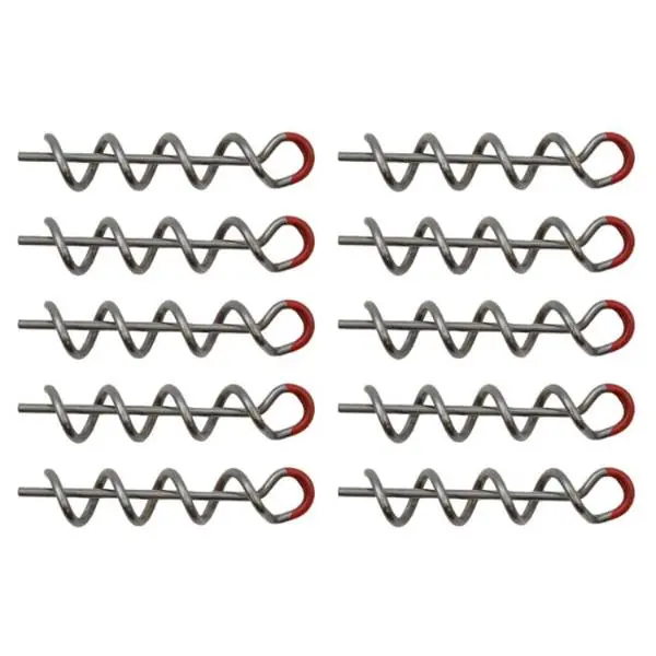 Senshu Jig Screw XL | Red/Silver | 40mm | 10 Stuks Favoriet