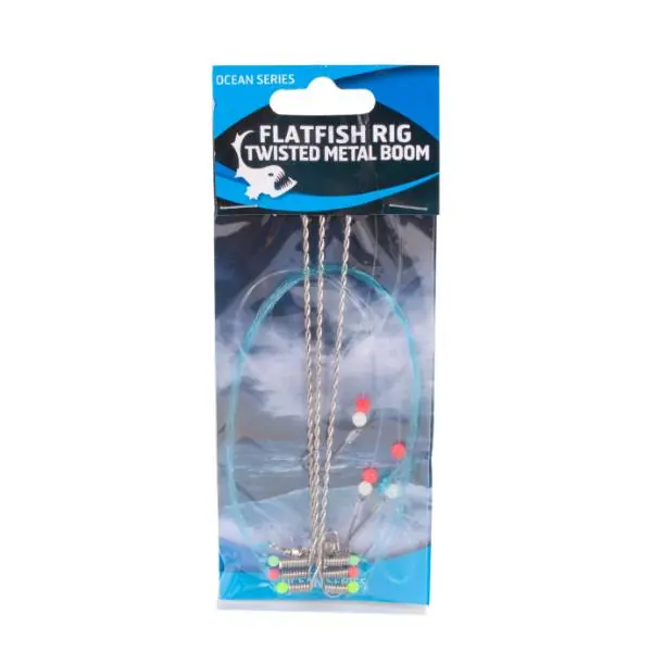 Eurocatch Fishing Flatfish Rig Twisted Metal Boom 3 Haaks | Onderlijn | Maat 6 Goedkoop