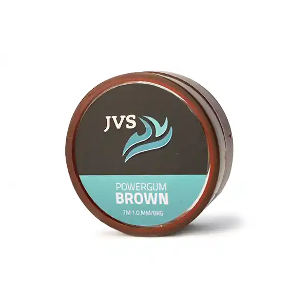 Superprijs JVS Power Gum Brown | 1mm | 8kg | 7m