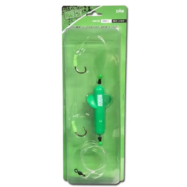 Speciale Aanbieding Madcat Screaming Basic River Rig | Worm & Squid | Maat L | 60g