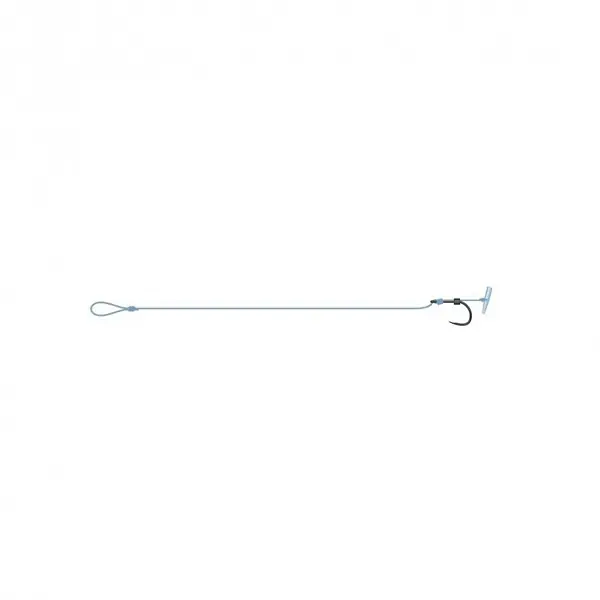 Betrouwbaar Dam Detek Method Push Stop Rig | Barbless | Haakmaat 10 | 0.25mm | 4Kg | 8.8lb | 10cm | Onderlijn