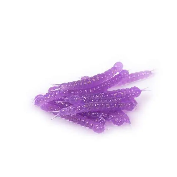 Alleen Vandaag Libra Lures Slight Worm | Purple Glitter | 3.8cm | 15 Stuks