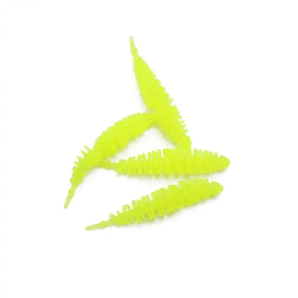 Troutlook Shaky Worms 6.0cm | Neon Chartreuse Lage Kosten