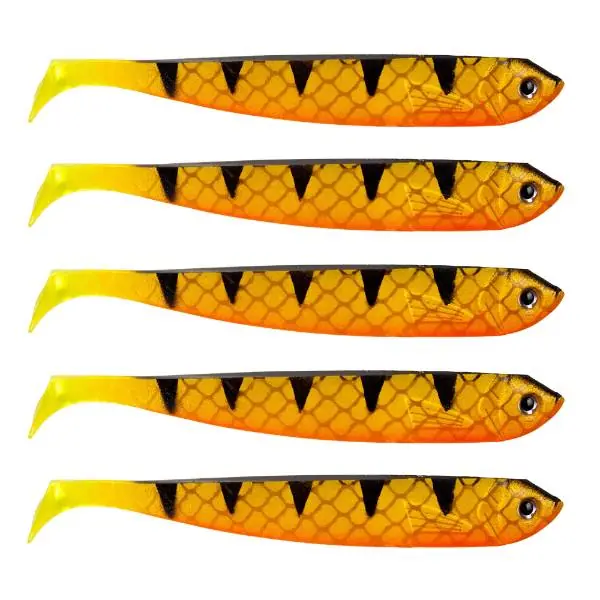 Hoge Kwaliteit Eurocatch Fishing Zander Gummifisch | Shad | UV Barsch | 12cm | 5st