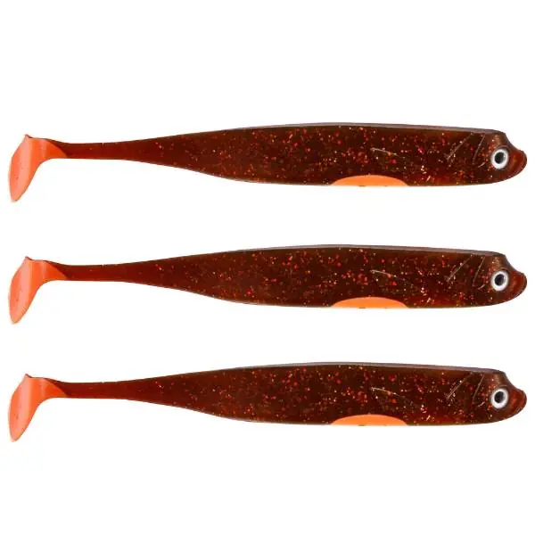 Eurocatch Fishing Zander Gummifisch | Shad | UV Moteroil | 20cm | 3st Favoriet