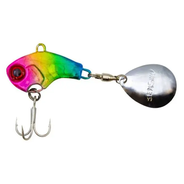 Dagaanbieding Senshu Tetracup Jig | Spinner | Pink/Yellow/Blue | 65mm | Haakmaat 6 | 16g