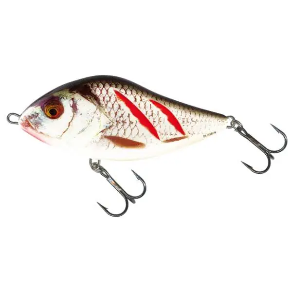Salmo Slider Sinking | Jerkbait | Wounded Grey Shiner | 5cm Hete Deal