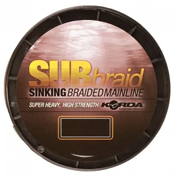 Korda Sub Braid | 20lb | 0.34mm | 1200m Populair