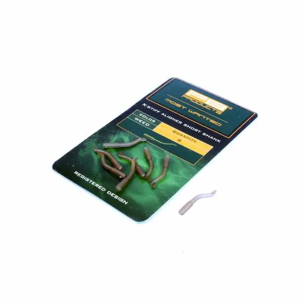 PB Products X-Stiff Aligners Short Shank | Weed | 8 Stuks Finale Uitverkoop