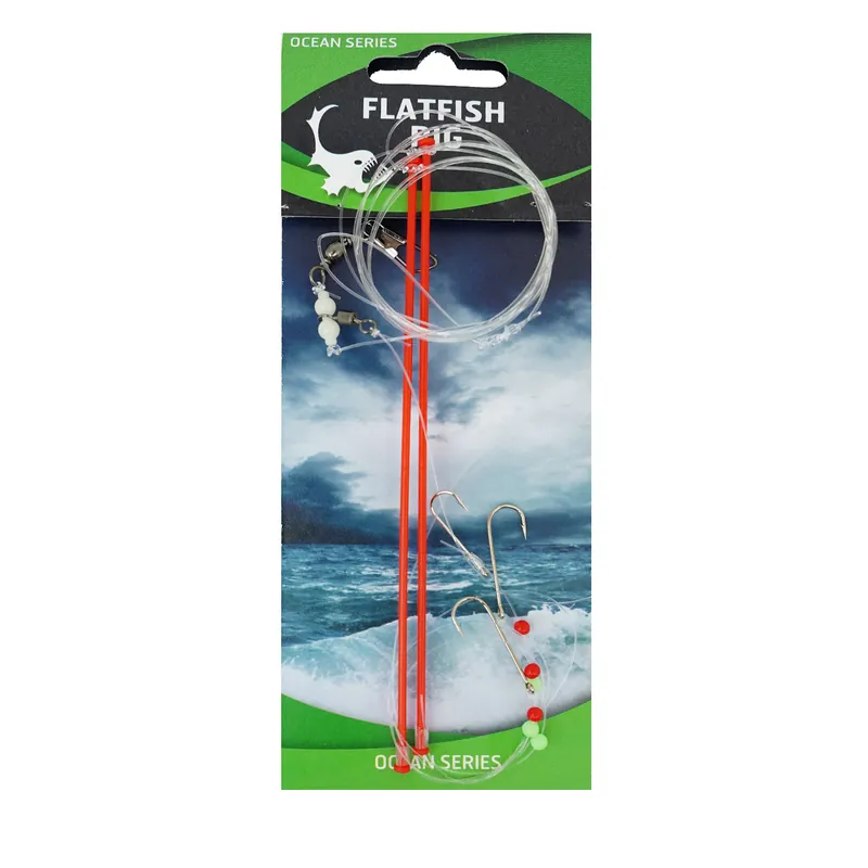 Gecertificeerd Eurocatch Fishing Flatfish Rig 3-Hooks | Maat 4