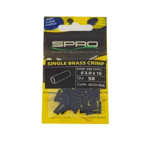 Spro MB Single Brass Crimp | 1.6mm | Sleeves Hoge Kwaliteit