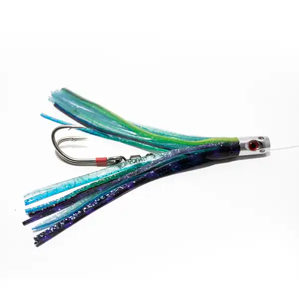 Korting Black Magic Doble Jetsetter Saury 14cm Rigged hook 4/0