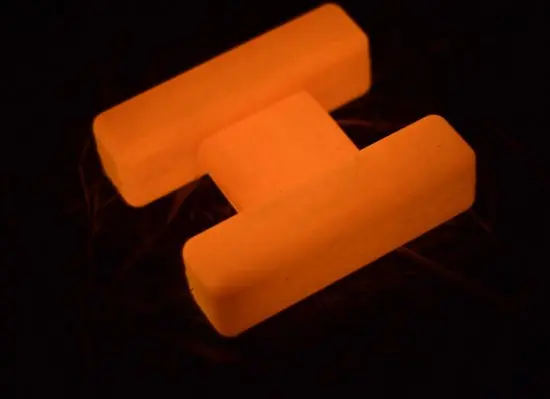 Beperkt Aanbod P.Line Glow In The Dark H Marker Lava Orange Size L