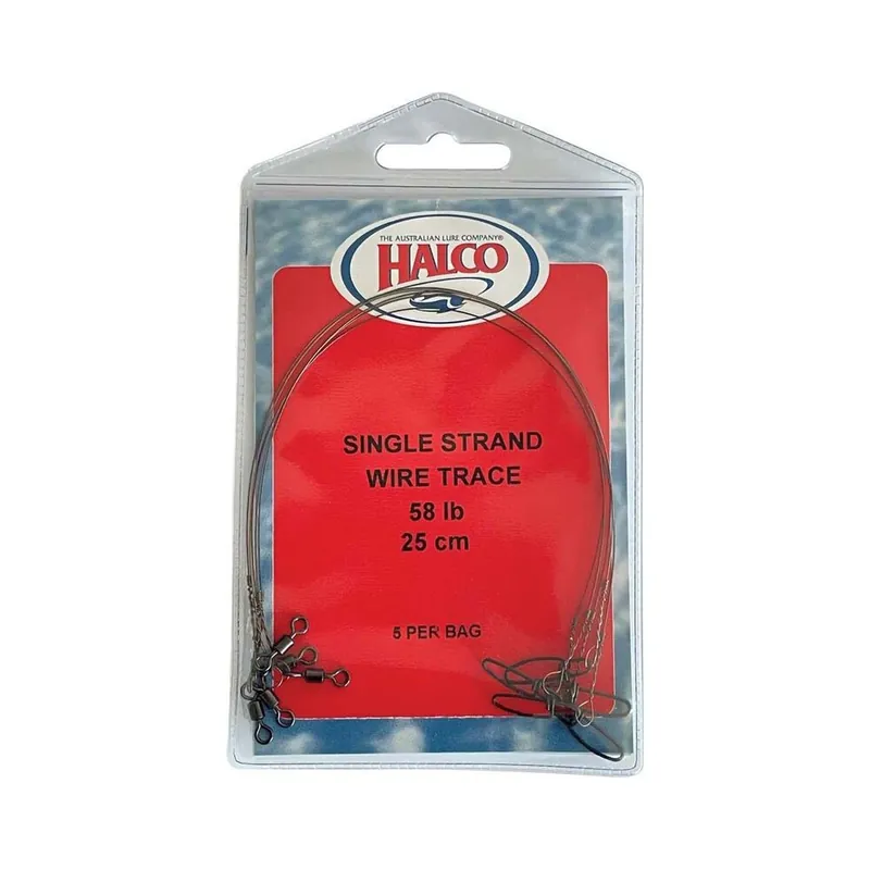 Beste Prijs Single Strand Wire Trace 50lb 50cm