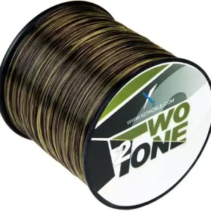 X2 Two Tone | Nylon Vislijn | 0.35mm | 9.1Kg | 1000m | Tweekleurige Karper Vislijn | Camouflage Vislijn | 20Lbs Lage Kosten