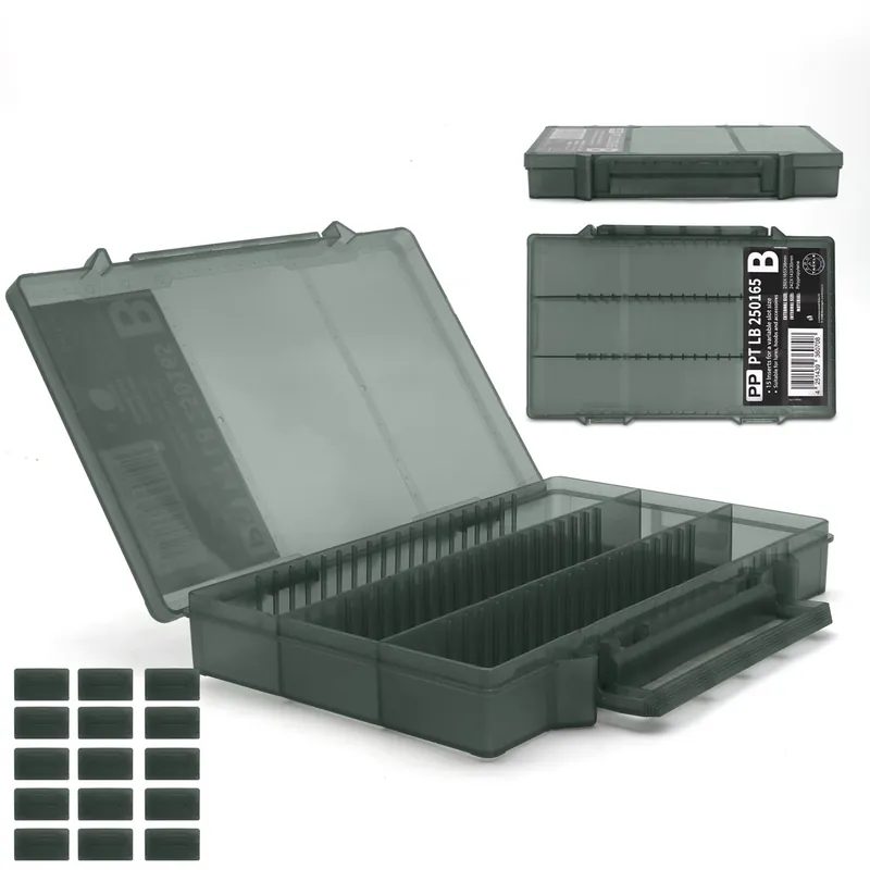 Eurocatch Pro-Tackle LureBox - Viskoffer - 25G Indeelbaar 25x16x3,6cm Grey Tijdelijk Beschikbaar