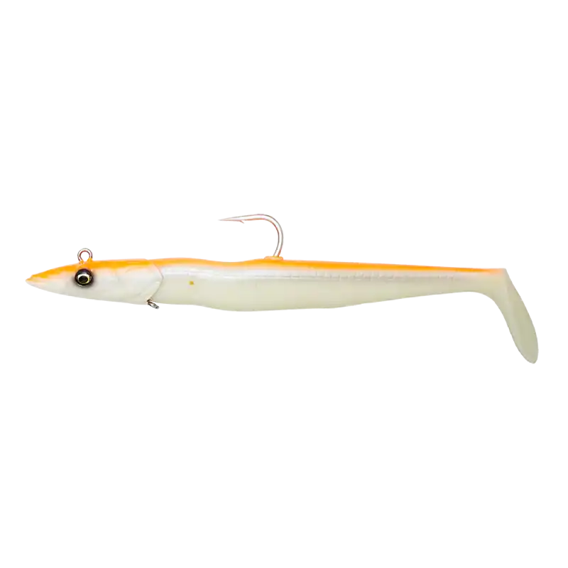 Savage Gear - Sandeel V2 - Orange Glow - 21.5 cm - 140 gram Op = Op
