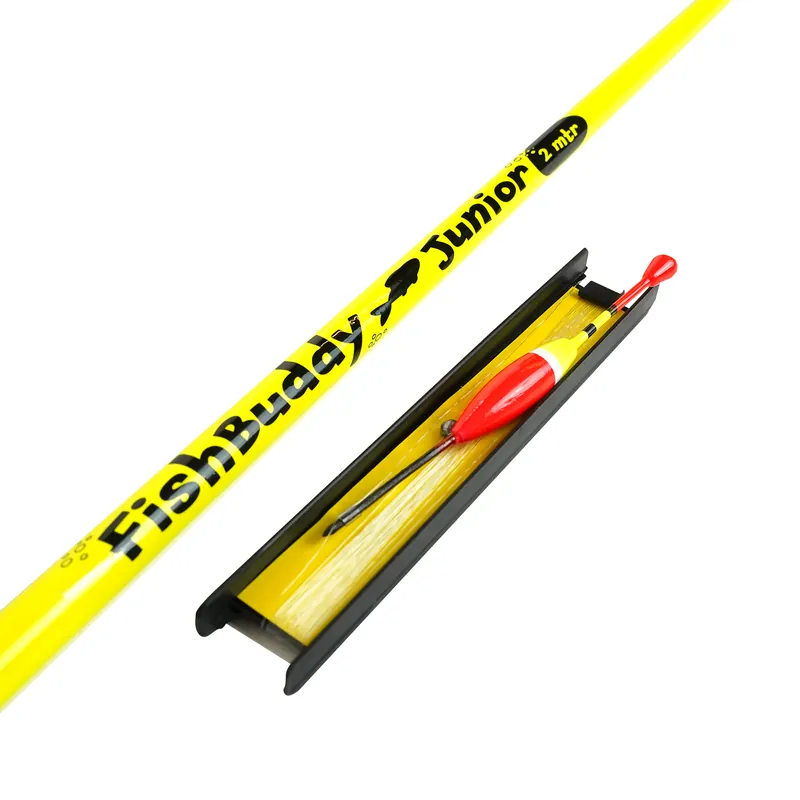 Telescopische Kinderhengel - 2.00M - Stippy - Incl. Complete dobber set - Ready to Fish - Mijn eerste hengel ! Nieuw