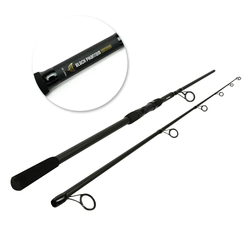 Bestseller Black Phantom Hybrid Karperhengel 10Ft 3,00lbs - Karperhengel 3.00m - Doodaashengel