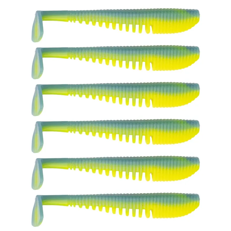 Rechtstreeks Van De Fabrikant Senshu - MG Shad - 7,5cm - 6st - Citrus / Blue