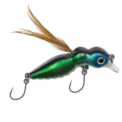 Troutlook - Bee Maggot Sinking - 4,5cm - 3,4gr - Green Korting