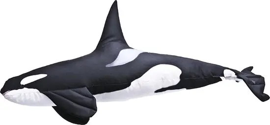 Gaby Orca, Killer Whale - Kussen Groot - 118cm Lang - Cadeau Tip Koopje