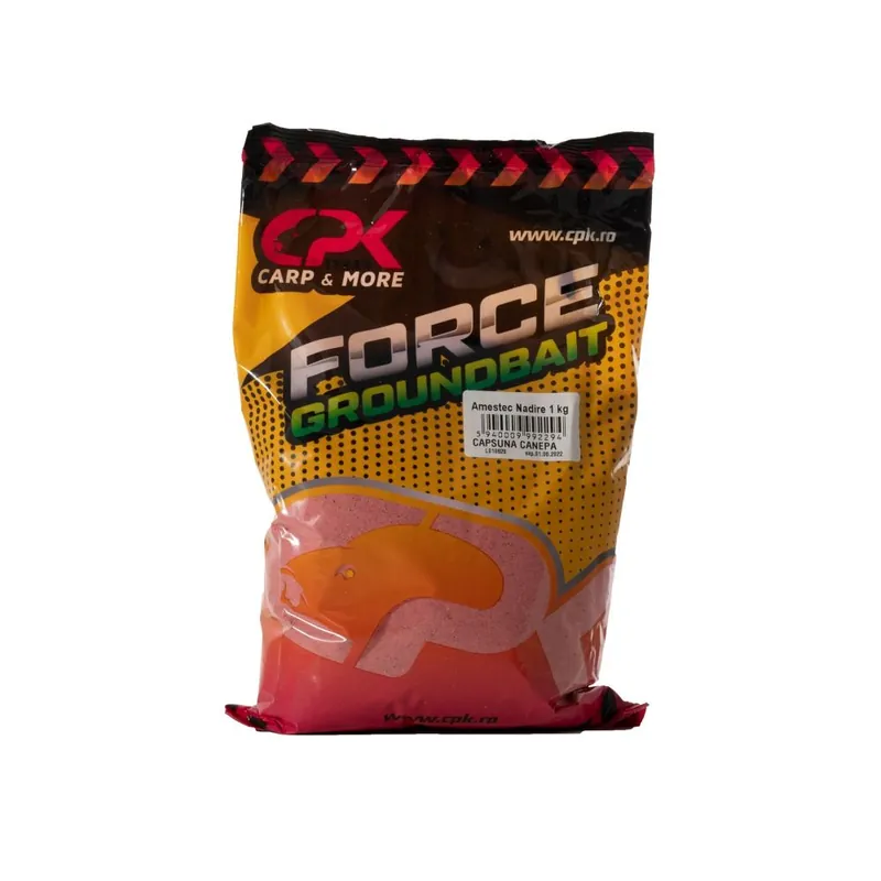 CPK FORCE GROUNDBAIT Kaneel & Karamel 1KG - Lokvoer Kant & Klaar Merkproduct