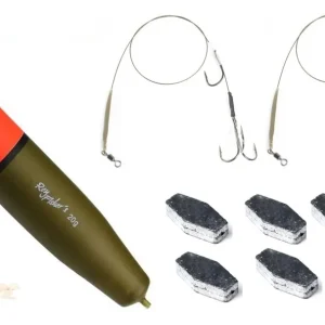 DLT Doodaas vis set - Dobber - Onderlijn - Takel - Stoppers - Lood - Compleet Populair