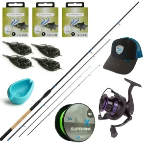 Beste Prijs JVS Feeder Hengel Set - Osprey Method Feederhengel 3.30m - Werpgewicht 10-40g