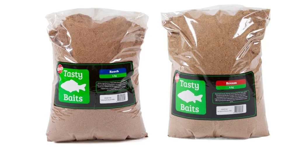 Veilige Betaling Tasty Baits Brasem & Voorn Compleet Lokvoer - 2x 4kg - Lokvoer - Witvis - Kant en Klaar