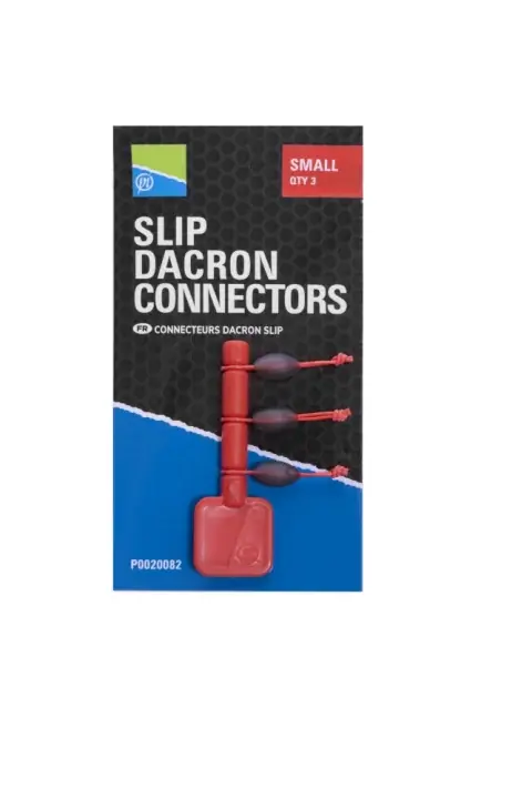 Preston Slip Dacron Connector - Small Uitverkoop