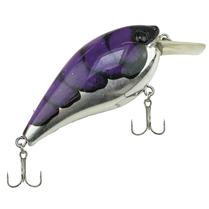 Viper Pro Snack Bite Crankbait - 6cm - Rattlin - Silver Purple Shrimp Superprijs