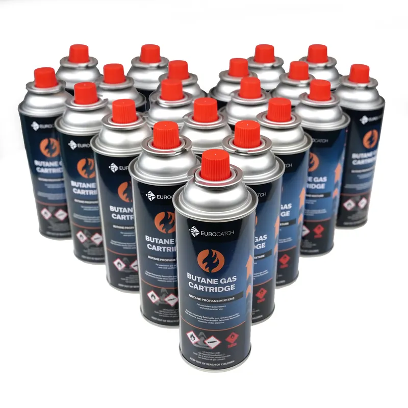 Eurocatch Gas Cartridge Butane 227g - Gasbusje Butaan - Propaan Must-Have