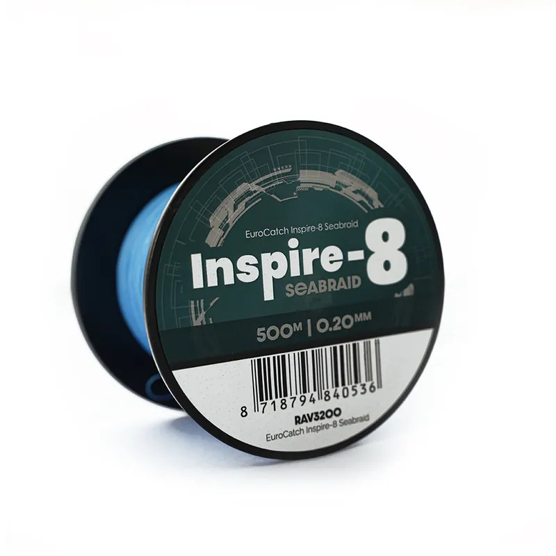 Rechtstreeks Van De Fabrikant EuroCatch Inspire-8 Seabraid 500m | Gevlochten Lijn | 8 Braid 0.20mm